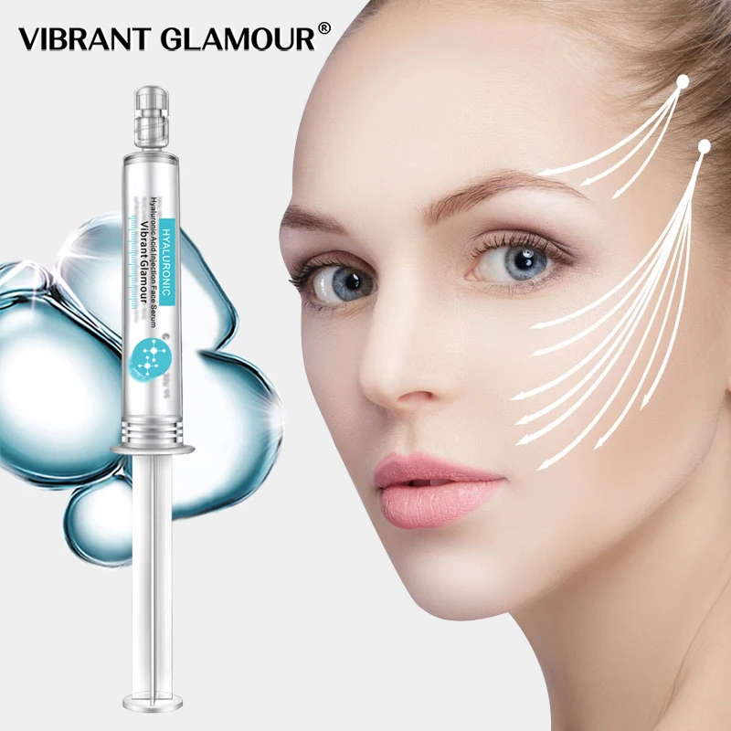 VIBRANT GLAMOUR Гиалуроновая кислота для лица Сыворотка отбеливающая увлажняющий