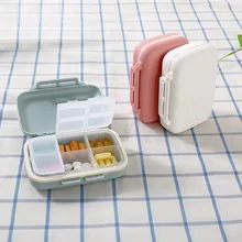 Милый мини 6 слотов Портативный медицинский ящик для таблеток для лекарств таблетки для хранения лекарств Диспенсер держатель, чехол, органайзер для путешествий# QQ