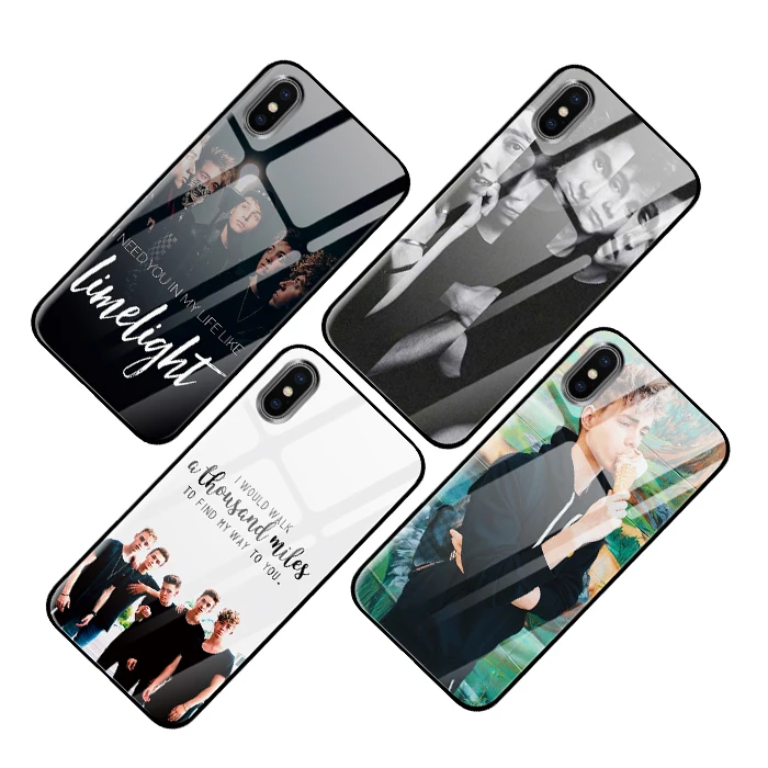 Почему бы нам не Corbyn Besson закаленное стекло телефонные чехлы для iPhone 5 5S SE 6 6s 7 8 Plus X XS Max XR задняя крышка