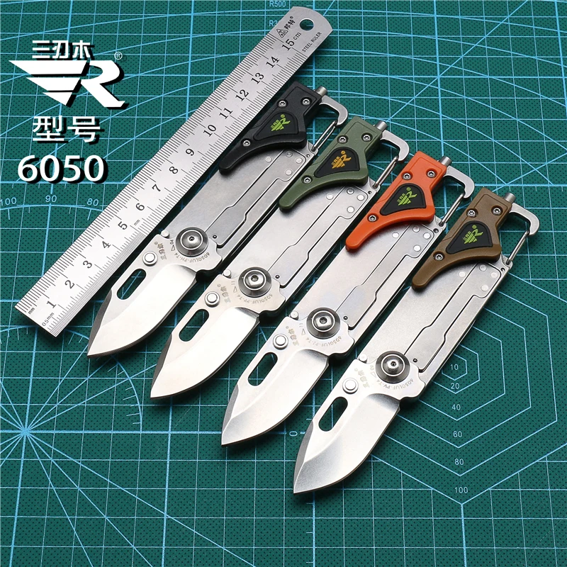 US $22.39 Sanrenmu 6050 Multi Functional Tool Pocket Edc Folding Camping Knife Screwdriver Belt Cutting Led Bottle Opener Glass Breaker