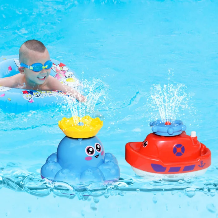 Hot Sale Electric Water Spray Toy Whale Tortoise Bathroom Infant Kids Water Bath Play Toy