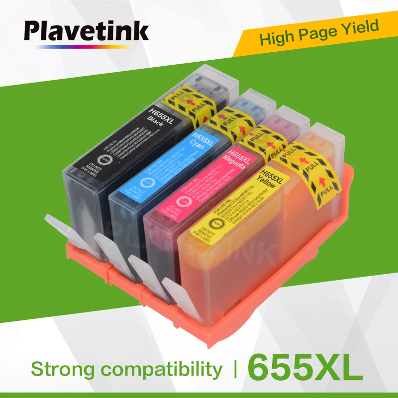 Plavetink Полный Чернила для струйного принтера для hp 655 XL картриджи для hp Deskjet 4615 4625 3525 5525 6520 6525 6625 принтер для hp 655