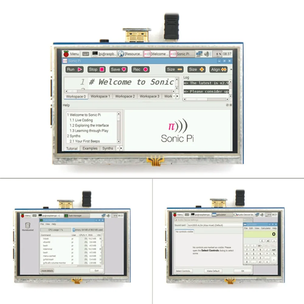 High Quality Hot Selling 5-inch Resistive Touch Screen LCD Display HDMI for Raspberry Pi XPT2046 Hot