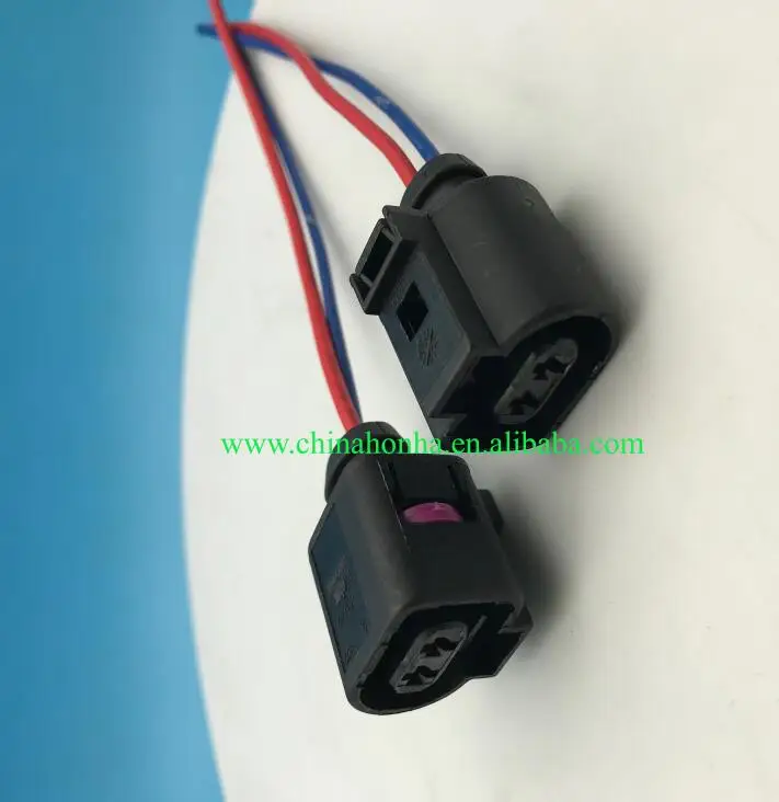2/5/10/20/50/100 Pcs 2 Pin Fog Light Lamp Wiring Plug Pigtail Connector for A6 Allroad Quattro GTI MK4 1J0 973 722 1J0973722 | Автомобили