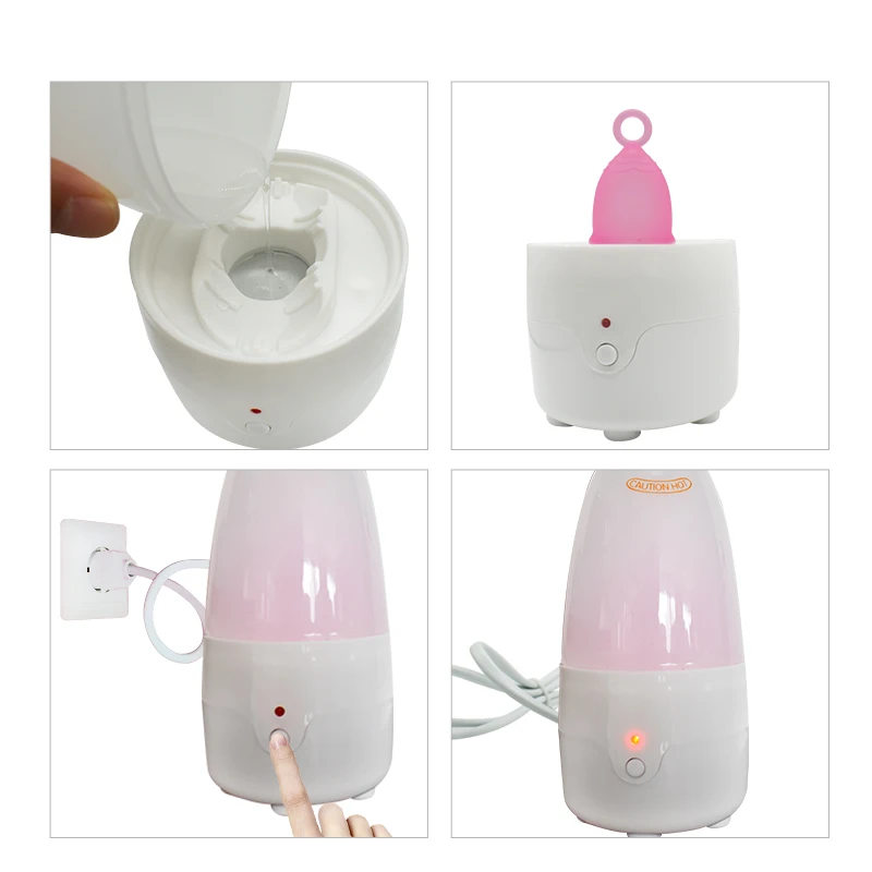 Menstrual Cup Steam Sterilizer portable sterilizer Health Care Sterilizer to disinfect Menstrual cup Rapid Disinfection Product