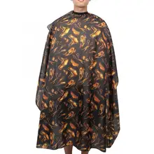 Парикмахерская накидка стильный узор для стрижки волос накидка Ткань Водонепроницаемая парикмахерский фартук аксессуары для магазина накидка для стрижки волос