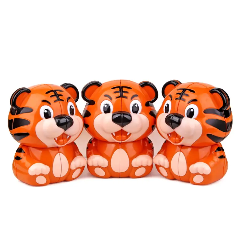 YuXin Tiger 2x2x2 волшебный куб чжишэн 2х2 животные скорость Твист Головоломка Головоломки Развивающие игрушки для детей