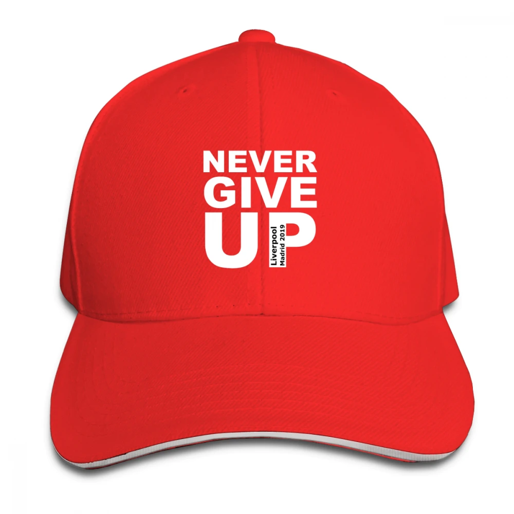 Красный Мужские Женские вы никогда не будете ходить в одиночку Never Give-Ливерпуль вентиляторы печати Бейсбол Кепки - Цвет: Красный