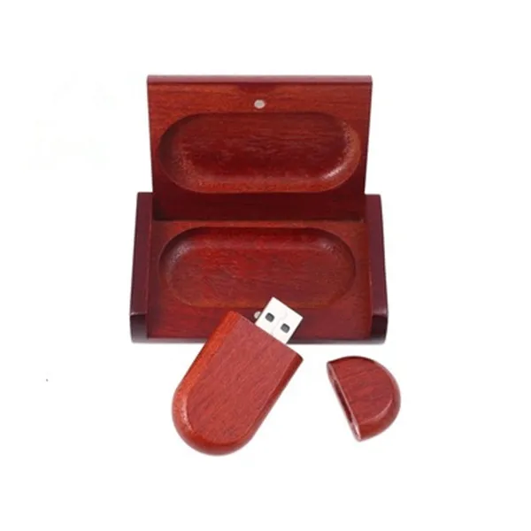 Red with box ESHANMU(более 10 шт. бесплатный логотип) деревянный usb флэш-накопитель Флешка 4 ГБ 8 ГБ 16 ГБ 32 ГБ карта памяти фотографии подарки - Цвет: Red with box