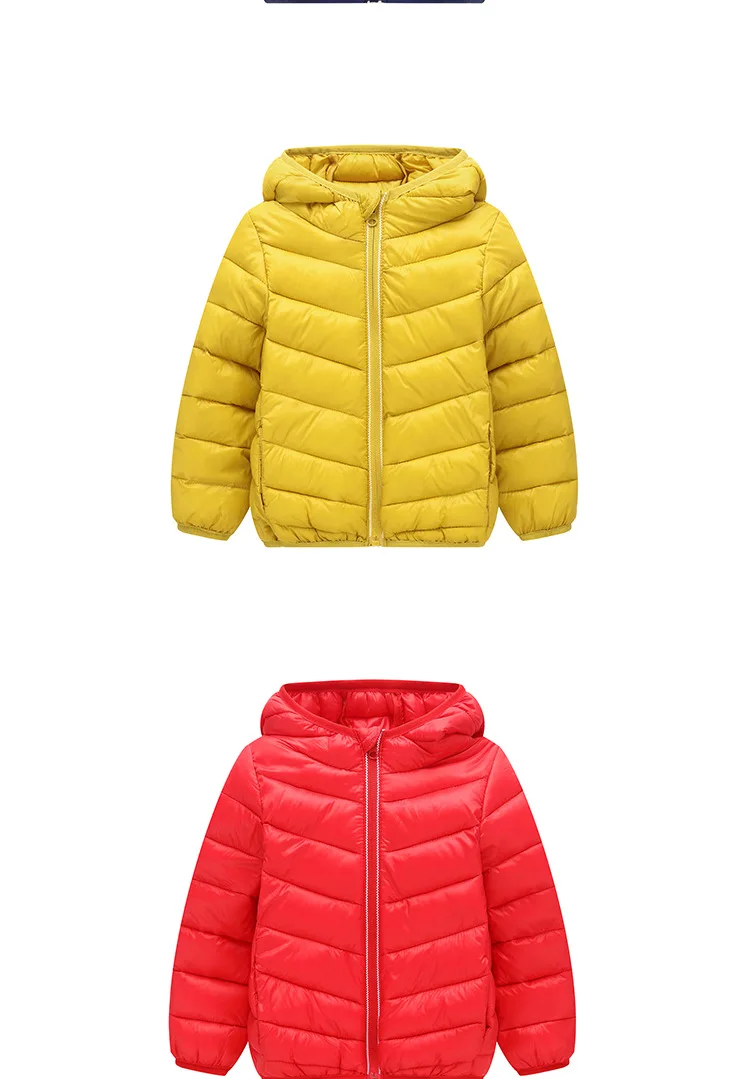Baby Girls Jacket New Autumn Winter Jacket For Girls Hooded Outerwear Coat For Boys Warm Jacket Children Clothes 8 10 Year