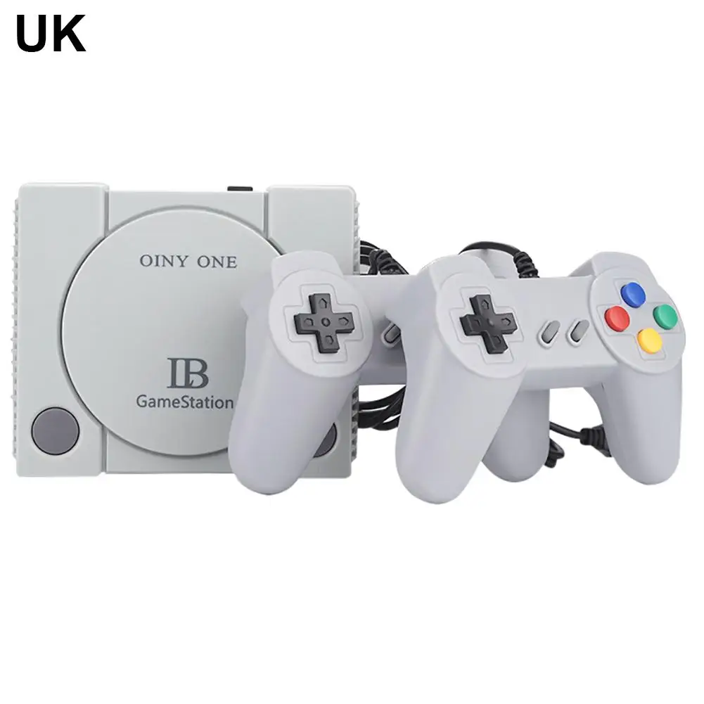 UK RS-70 Мини HD HDMI домашнее ТВ портативная игровая консоль для NES sega FC игровая консоль встроенные 648 игр видео игровые плееры - Цвет: UK