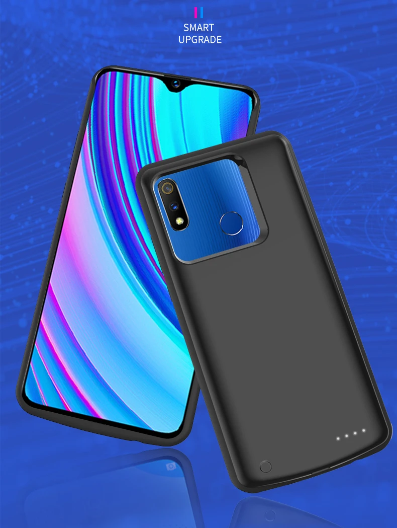 Высокое качество 6500 мАч банк питания чехол для OPPO Realme X Lite пакет резервного заряда батареи для OPPO Realme X Lite чехол для батареи