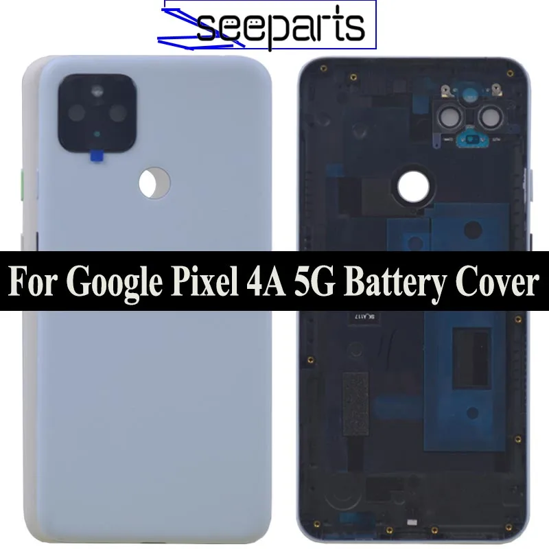 

Для 6,2 "Google Pixel 4A 5G крышка аккумулятора, задний корпус, задний Чехол Pixel 4A, задняя крышка аккумулятора, запасные части