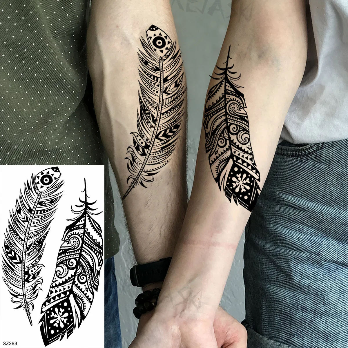 20 Dreamy Feather Tattoo Ideas & Inspiration - Brighter Craft