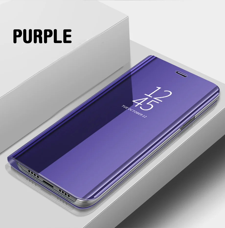 Умный зеркальный стенд флип-чехол для телефона samsung Galaxy S6 S6Edge S6 Edge Plus S7 Edge S8 Plus S9 Plus S11 Plus S101 S10 Plus чехол