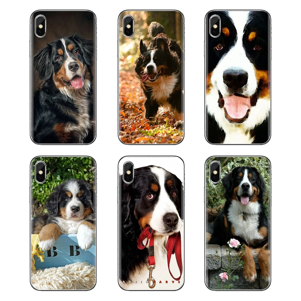 Silicone Phone Cases Covers Bernese Mountain Dog puppy Berner For Huawei Mate Honor 4C 5C 5X 6X 7 7A 7C 8 9 10 8C 8X 20 Lite Pro |