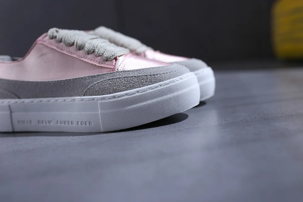 Fashion Women Flats Bling Patchwork Sneakers Platform Shoes Satin Casual Shoes Round Toe Lace Up spring summer autumn