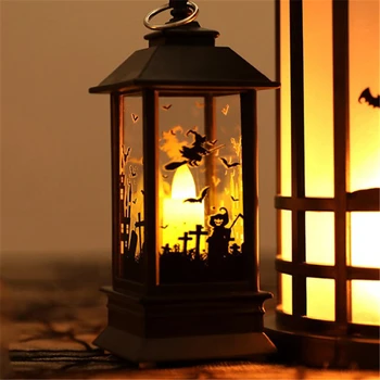 

Halloween Simulation Flame Light Hanging Lantern Lamp Mini LED Candle Shape Flame Lights for Home Bar Tabletop Decoration