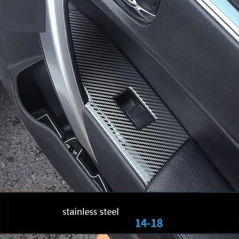 Автомобильные хромированные автомобильные декоративные оконные панели, аксессуары для интерьера, защитные аксессуары, чехлы 14 15 16 17 18 для Toyota Lewin - Название цвета: Number 6