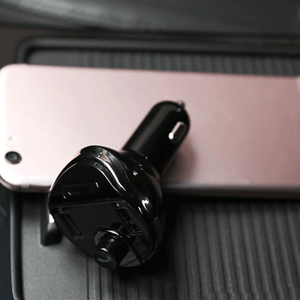 T20 Автомобильный Bluetooth MP3-плеер прикуриватель автомобильный двойной USB зарядное устройство fm-передатчик авто громкой связи