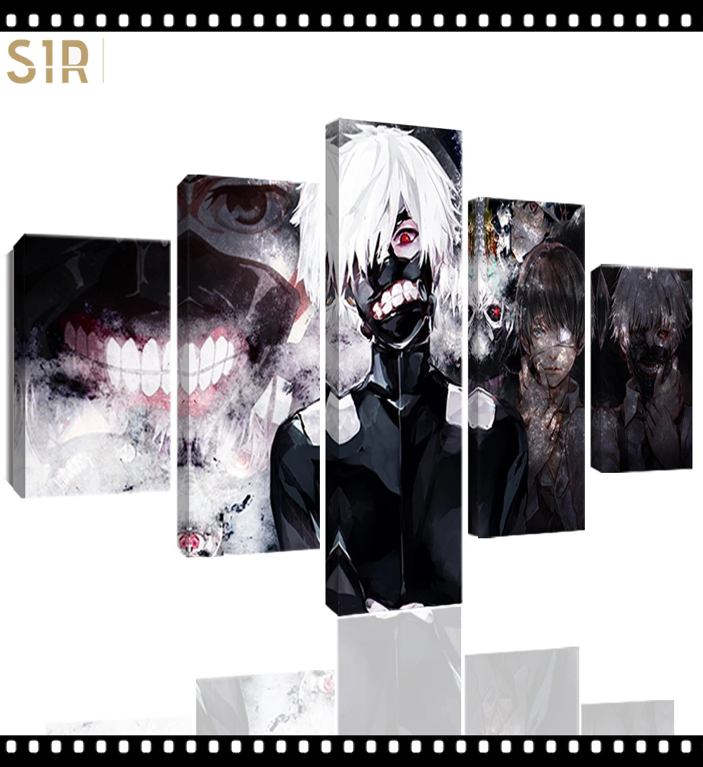 

Токийский Гуль украшения для пятичастотного аниме HD постер украшение для гостиной Декор для комнаты Япония Высокая популярность аниме