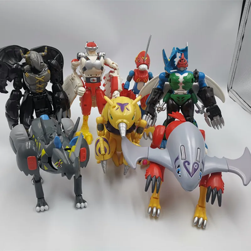 

Digital Monster sylphymon&raidramon&paildramon&BlackWarGreymon&shurimon&digmon&flamedramon PVC Toy PVC Action Figure Model doll