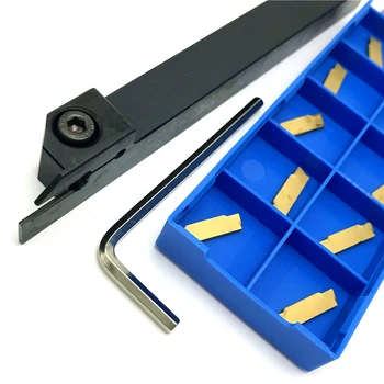 

External grooving arbor MGEHR1212-1.5 CNC shank +10pcs MGMN150 Carbide insert Factory direct sales