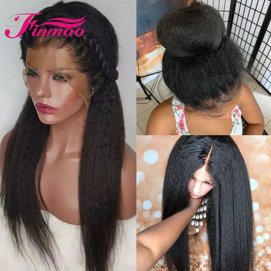 Парики из натуральных волос на шнурках прямые черные для женщин волосы Remy