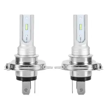 

Pair of 72W Car LED Light Bulb For H4 Fog Light Lamp White 6000K With Canbus Decoder