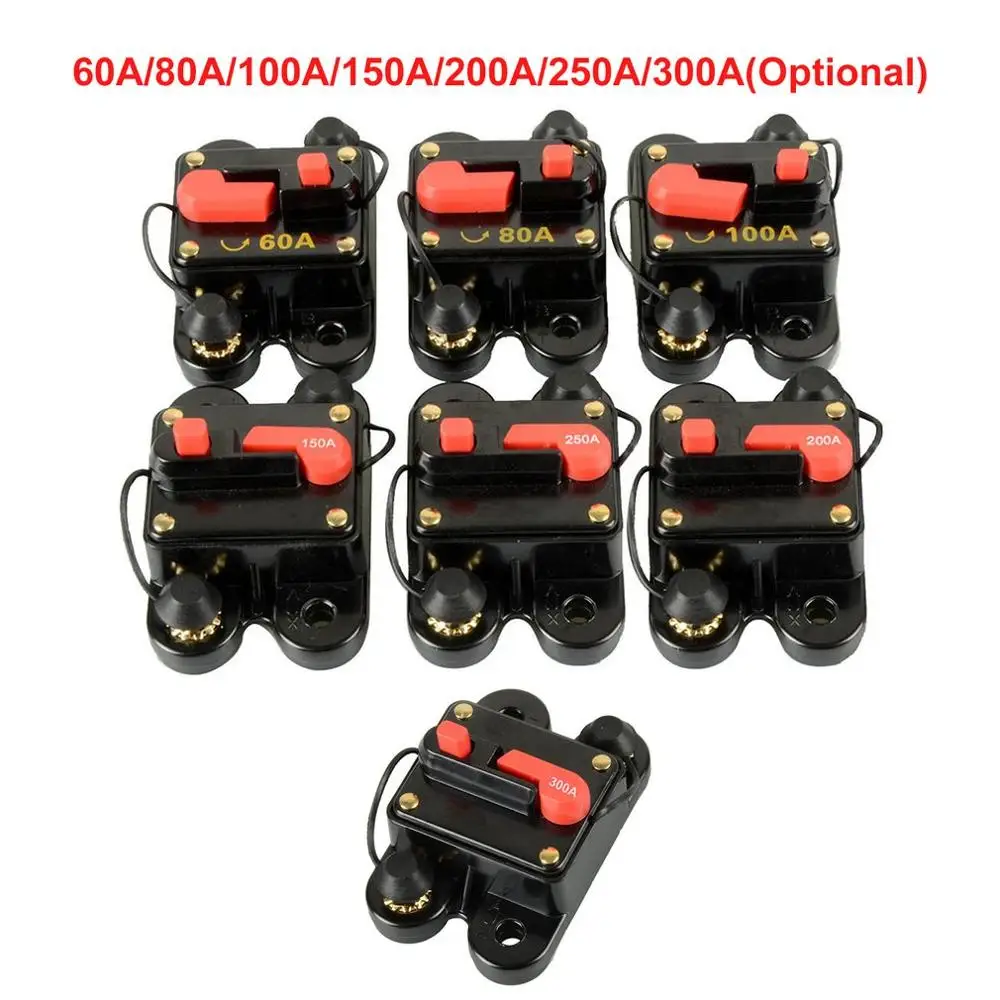 60A 80A 100A 150A 200A 250A 300A автомобильный аудио усилитель автоматический выключатель держатель предохранителя AGU стиль стерео усилитель ремонт