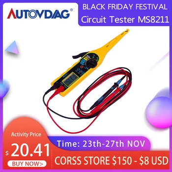 

Multi-function Circuit Tester MS8211 Multimeter diagnostic-tool 0V-380V Voltage Multimeter Lamp Car Repair Automotive Electrical
