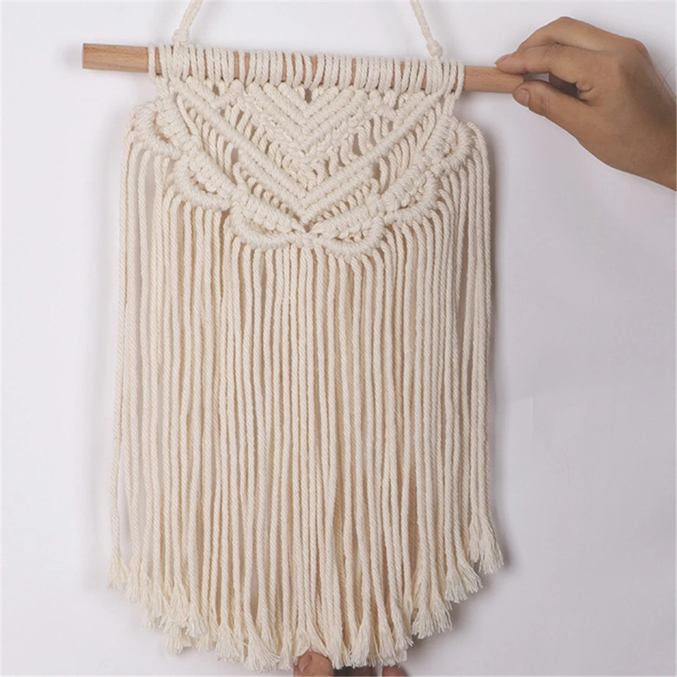 Лидер продаж плетеный макраме гобелен на стену в богемном стиле шикарное