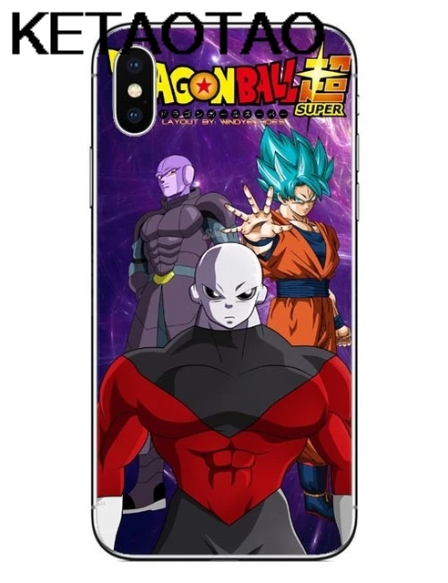 Темно-серый Чехол для телефона KETAOTAO Dragon Ball Super Z с рисунком Сон Гоку для iPhone 4S 5C 5S 6 s 7 8 Plus XR XS Max, кристально чистый мягкий чехол из ТПУ - Цвет: Темно-серый