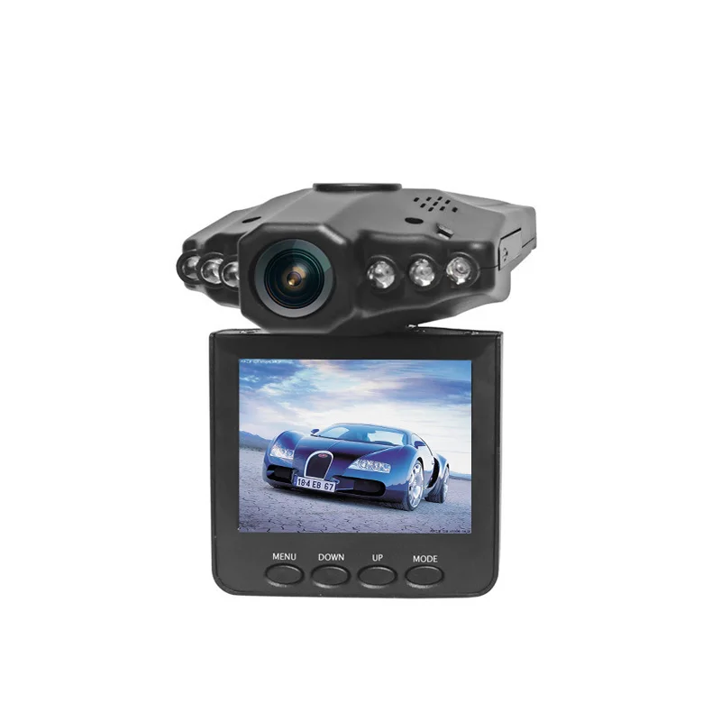 Автомобильный видеорегистратор HD 2,4 дюймов ISP Cam DVR авто камера рекордер вращающийся на 270 градусов видеорегистратор с батареей