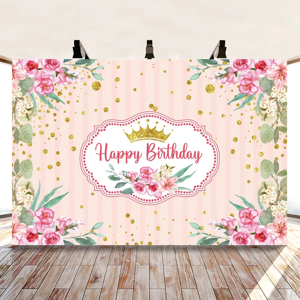 Розовый и белый красивый фон с цветами для фотосъемки девочки | Электроника