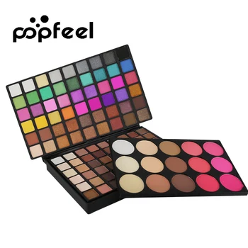 

123 Colors Professional For Party Makeup Powder Set For Show Shimmer Pearl Matte Blusher Eyeshadow Palette Highlight For Prom
