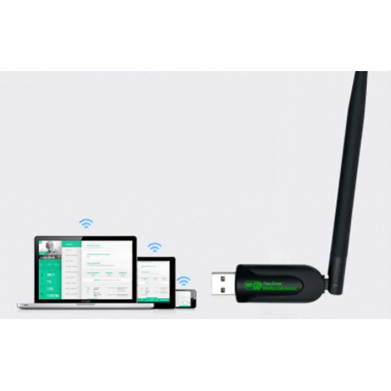 2,4G USB Wifi адаптер 150 Мбит/с 5DBi WiFi беспроводная сетевая карта MTK7601 Wifi ключ для Windows Vista/XP/2000/7/8/10