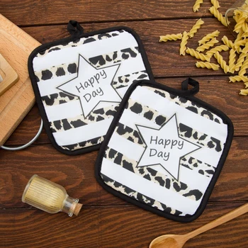 

Kitchen. set 2 ave. Ethel Love Life "Happy", prikh. 17 * 17 cm - 2 pieces, p / e 100%