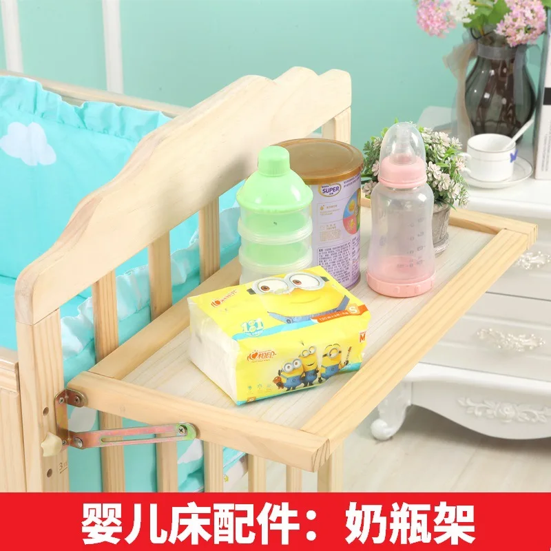 

Crib Bottle Drying Rack-Collocation Solid Wood Convenient Storage Multi-functional Bedside Table-console Shelf
