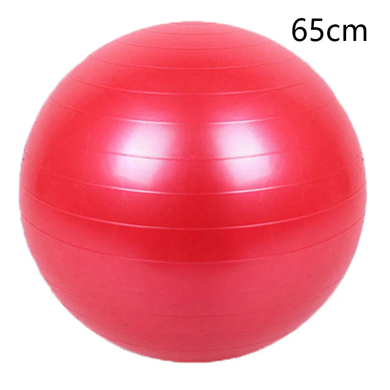 65cm Спортивные мячи для йоги Bola, Пилатес, фитнес-мяч, гимнастический баланс, подходит для упражнений, Пилатес, тренировки, массажный мяч с насосом 55 см, 65 см - Цвет: 65cm
