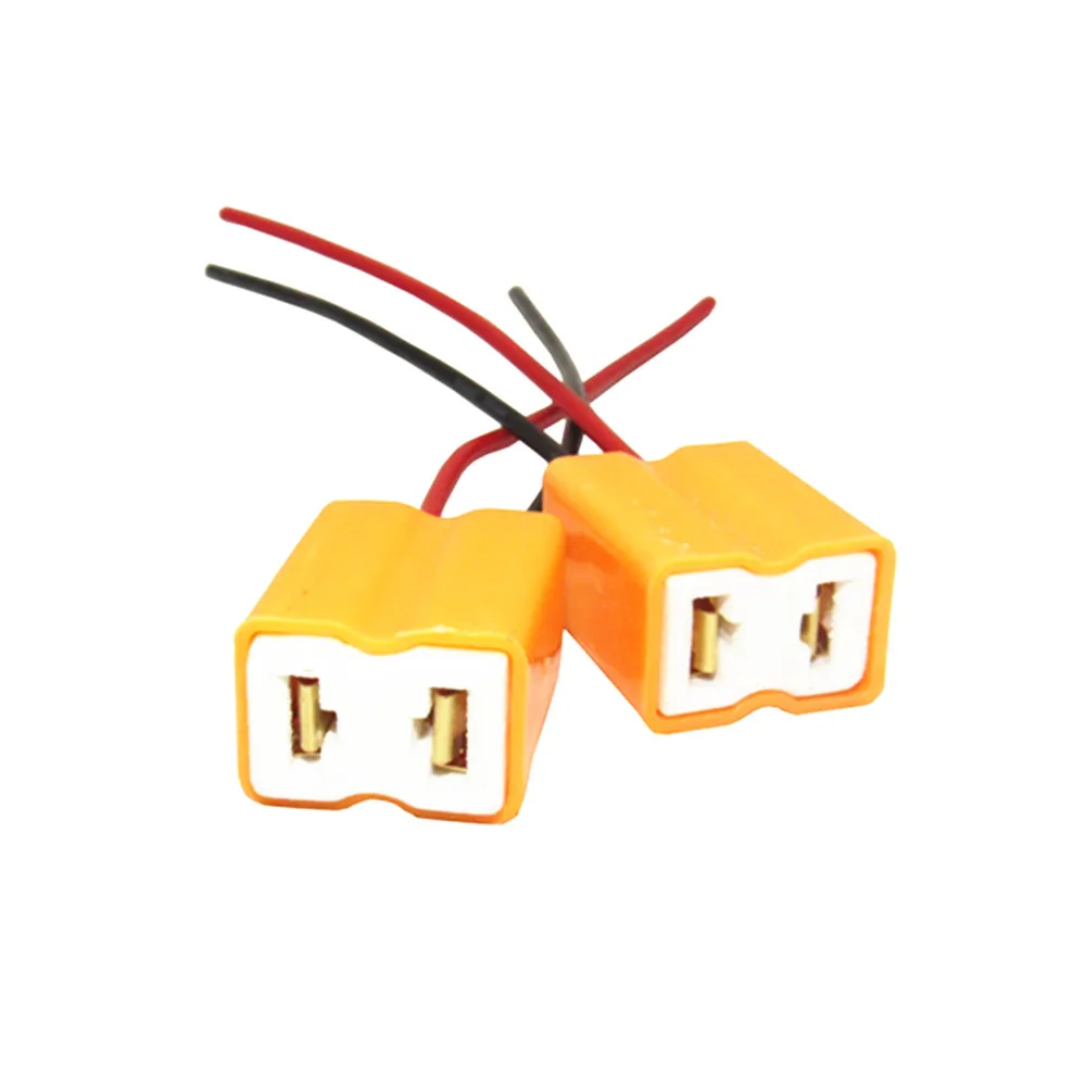 4 шт. Универсальный Автомобильный H4 H7 H8 H11 фар plug керамическая лампа релейный разъем для лампы