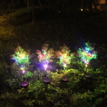 

LED Solar Tree Lights Outdoor Waterproof Fairy Garland Light String Garden Lawn Street Flower Landscape Christmas Decoration