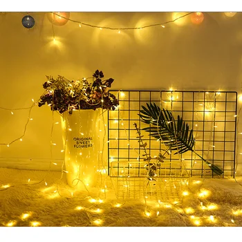 

NewChristmas Lights LED String Fairy Light 20/50m 8 Modes Garlands Lamp Romantic For Home Wedding Party Holiday Decoration