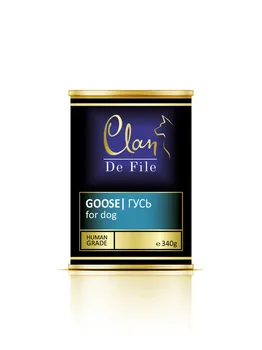 

Clan De file canned food for dogs 340g goose 12 PCs