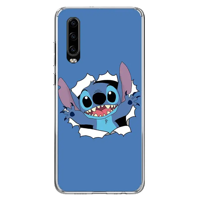 Stitchs Синий чехол для телефона huawei P30 P20 mate 30 20 10 Pro P10 Lite P Smart Z+ Coque Shell Capa