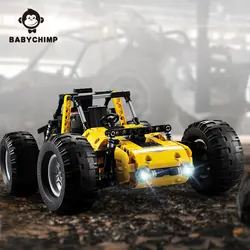 4WD RC гоночный приспособление для автомобиля Technic серии DIY строительные блоки кирпичи багги Модель вездеход внедорожные альпинистские