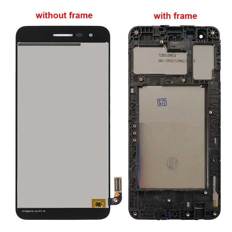 For LG LM-X210MA X210TA SP200 K8 2018 LCD Screen K9 Display Touch Digitizer Replacement with Frame |