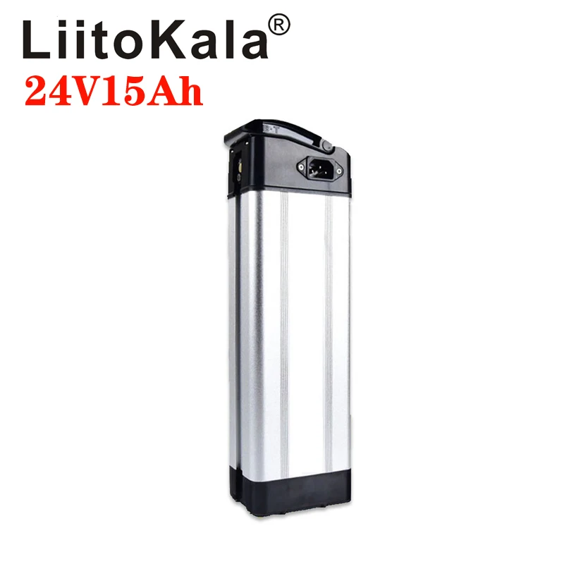 Литиевый аккумулятор LiitoKala 24 В 15 Ач 18650 P 250 Вт 350 Вт|Батарея для электровелосипедов|