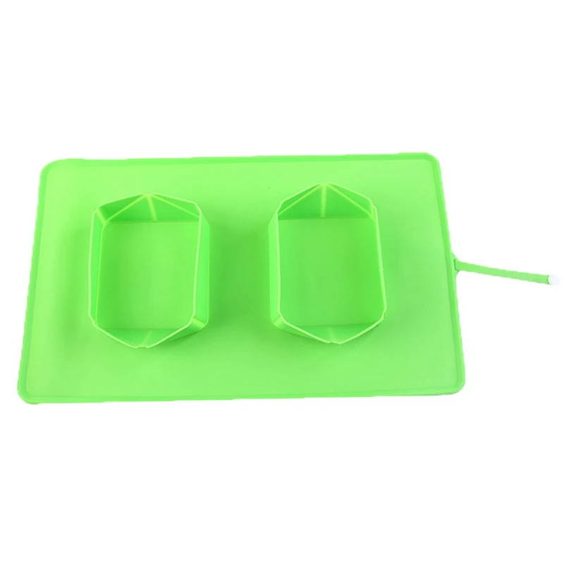 Green LUDA кормушка для домашних животных, для путешествий, собак, кошек, складная силиконовая миска, портативная дорожная двойная миска, складная миска для кормления, миска для воды - Цвет: Green