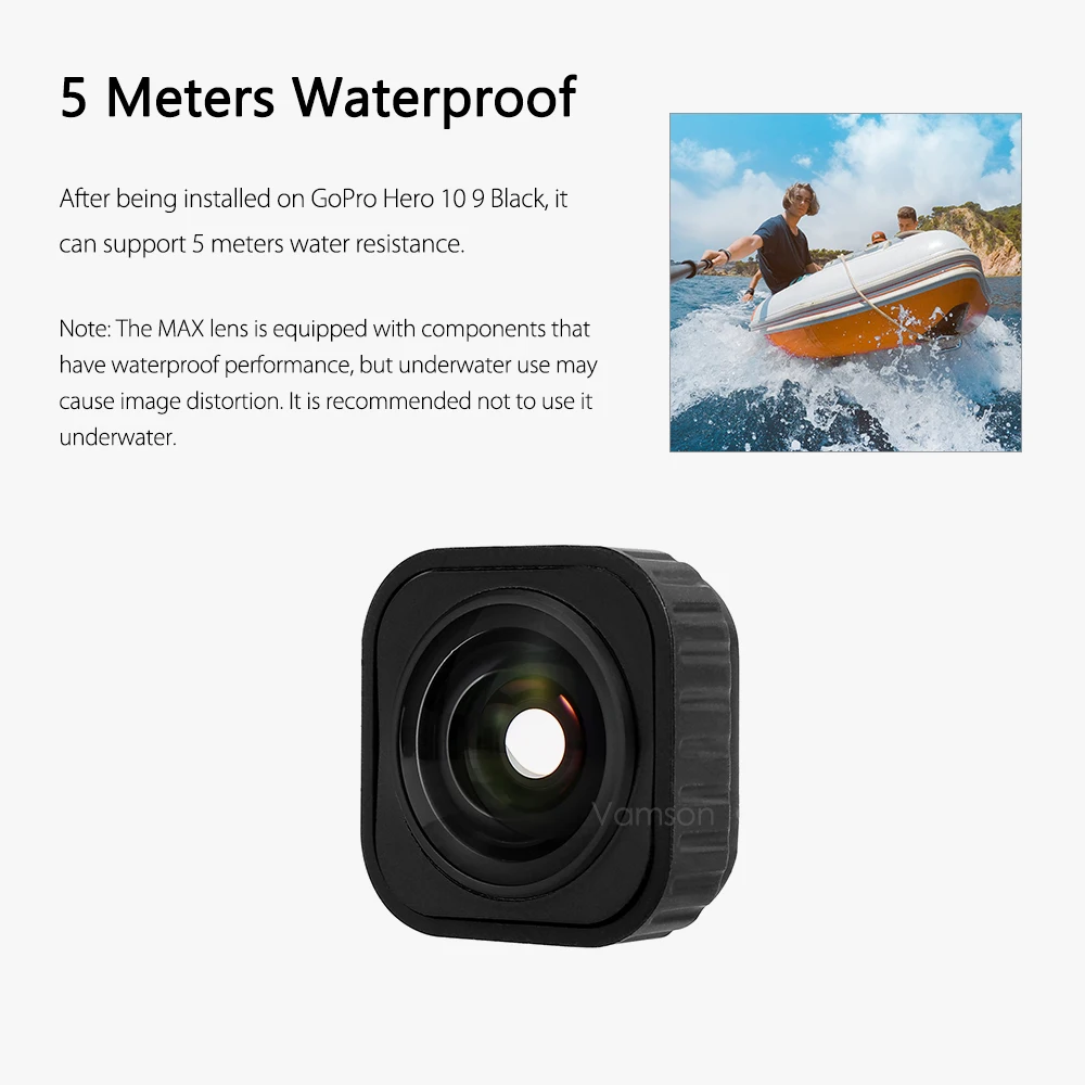 Vamson Max Lens Mod для Gopro 10 сменный защитный снимок для съемки  видеозаписи для Go Pro Hero 10 Аксессуары VP707 купить по выгодной цене  AliExpress